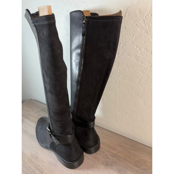 New! ECCO SARTORELLE 25 Women's High-cut Buckled Leather Boots 8-8.5US/39EU/UK6 - Picture 4 of 7